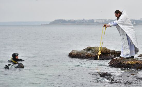 Epithany celebrated in Sevastopol