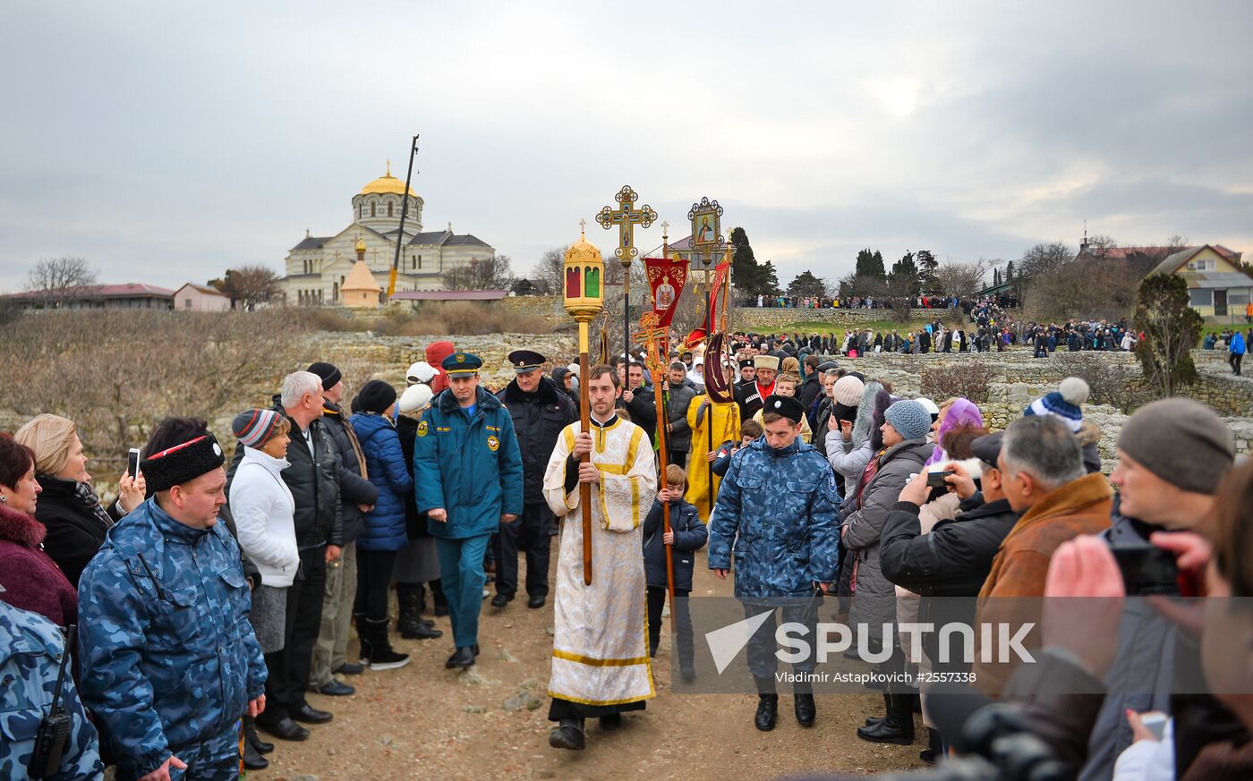 Epithany celebrated in Sevastopol