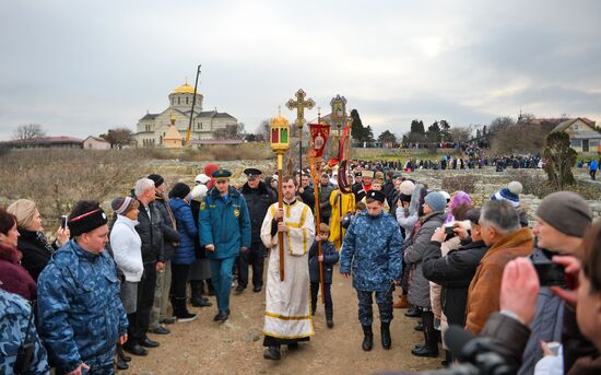 Epithany celebrated in Sevastopol