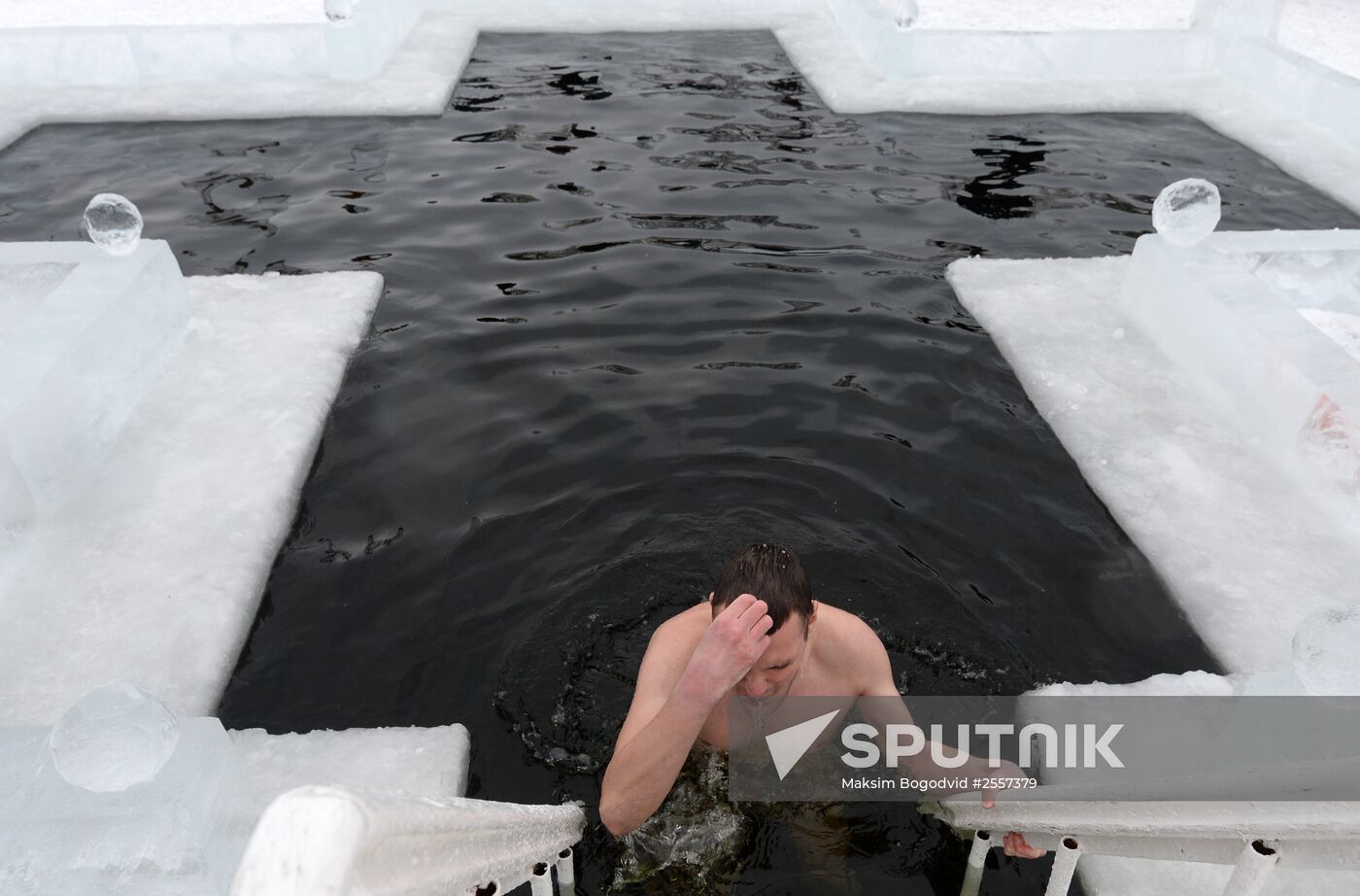 Epiphany celebrations in Russian regions