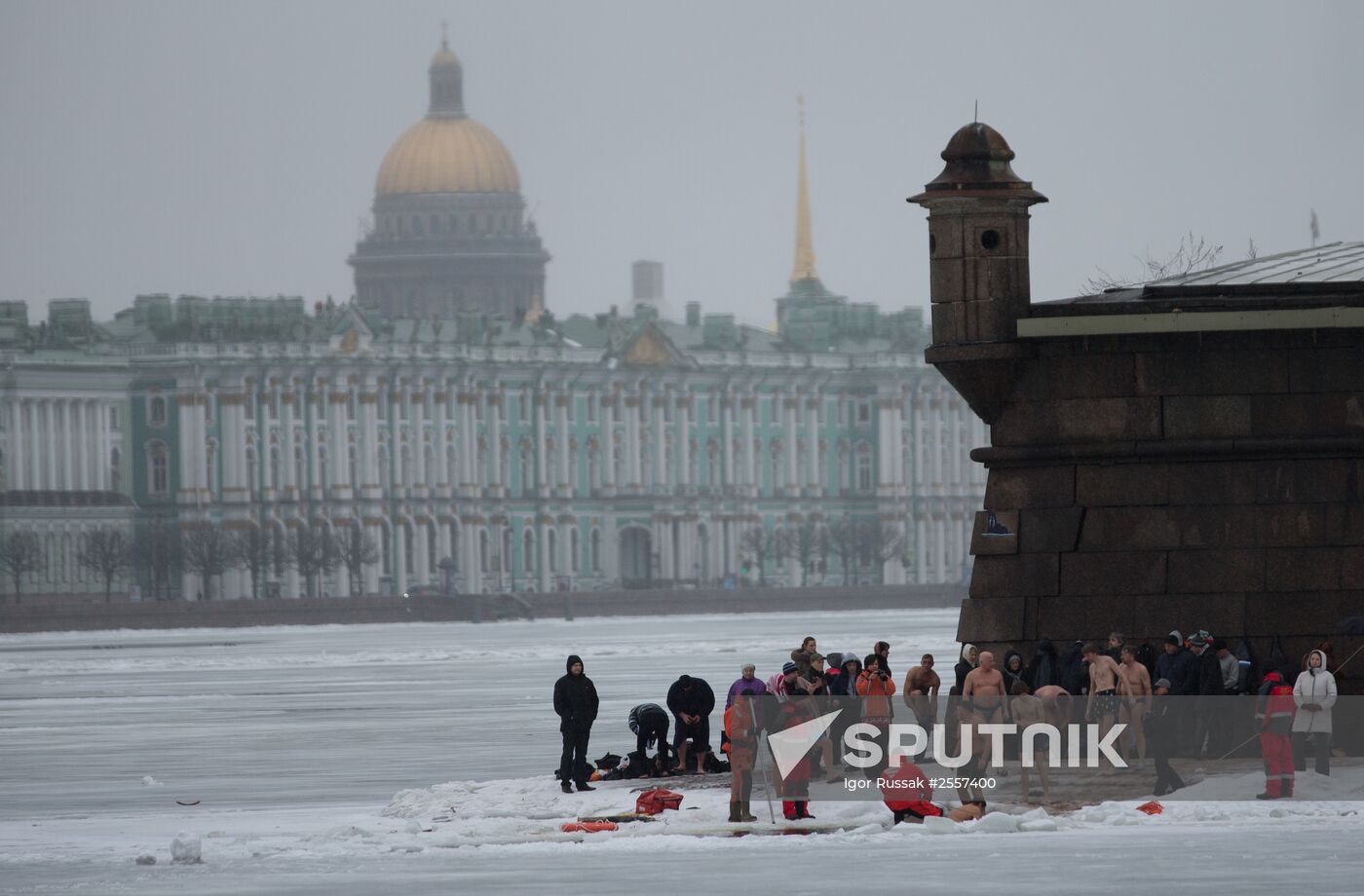 Epiphany celebrations in Russian regions