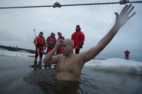 Epiphany celebrations in Russian regions