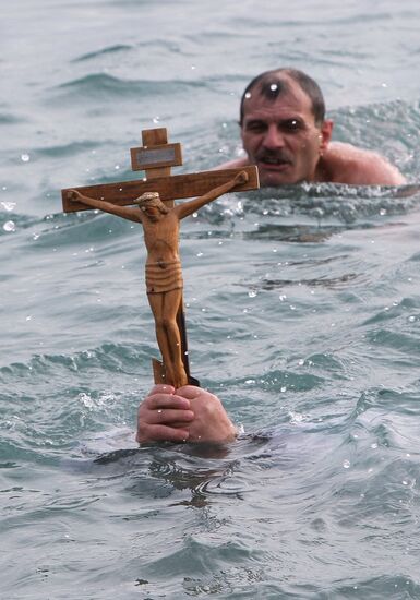 Epiphany celebrations in Russian regions