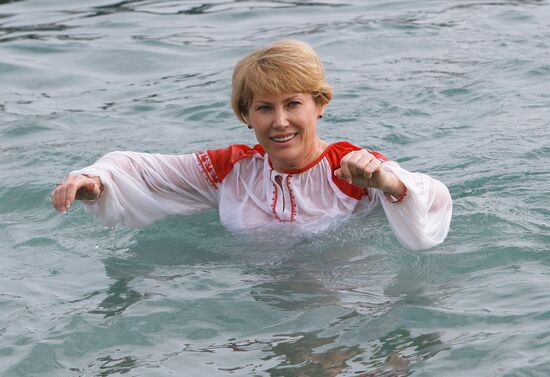 Epiphany celebrations in Russian regions