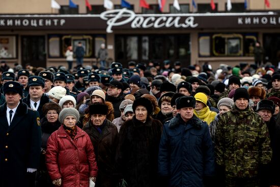 Marking the 71st anniversary of liberating Veliky Novgorod from Nazi German invaders