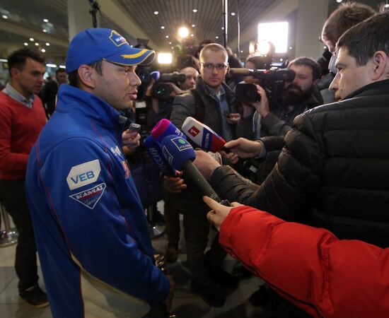 KAMAZ-master racing team arrives in Moscow