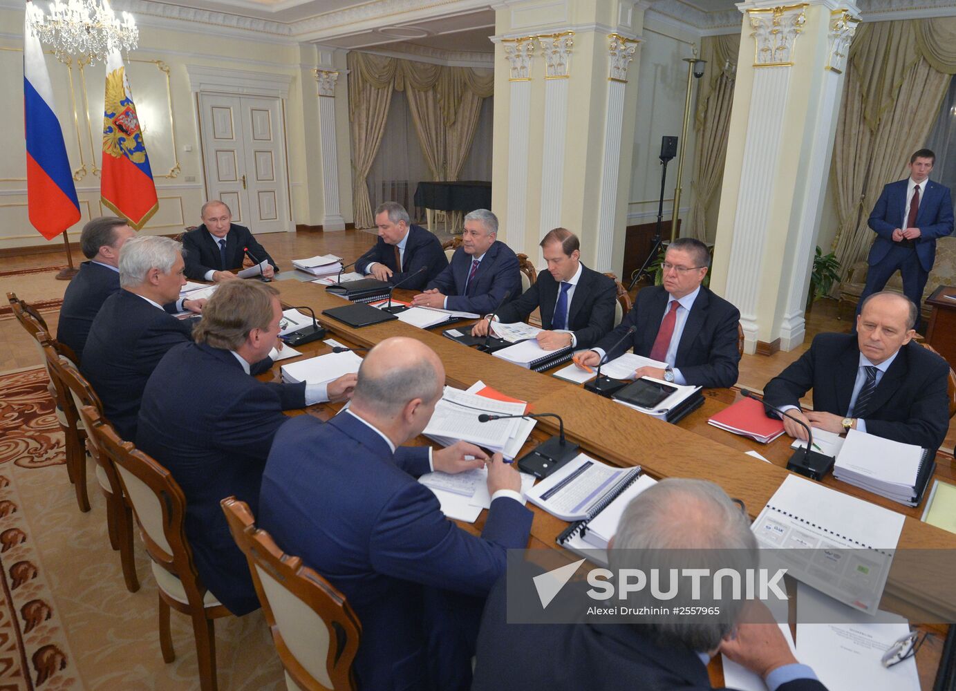 President Vladimir Putin conducts meeting of Commission for Military Technology