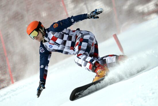 FIS Freestyle Ski and Snowboarding World Championships 2015. Parallel slalom. Training