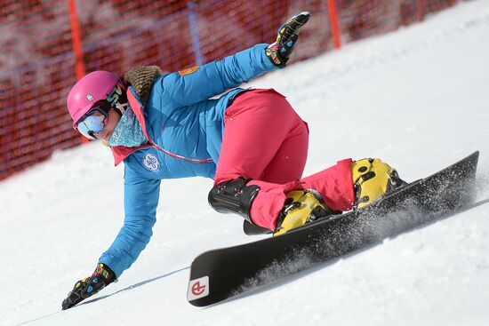 FIS Freestyle Ski and Snowboarding World Championships 2015. Parallel slalom. Training