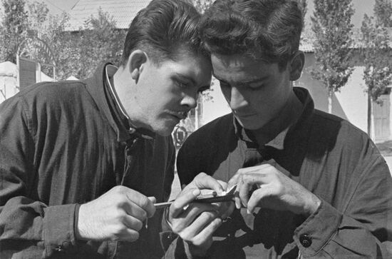 Students of Moscow vocational school