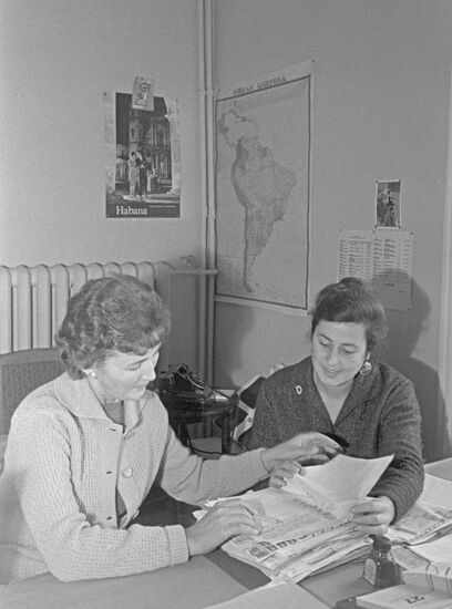 Employees of travel agency