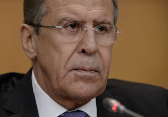News conference by Foreign Minister Sergey Lavrov