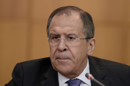 News conference by Foreign Minister Sergey Lavrov