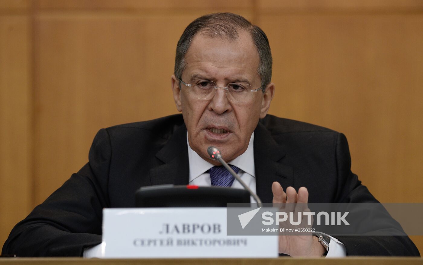 News conference by Foreign Minister Sergey Lavrov