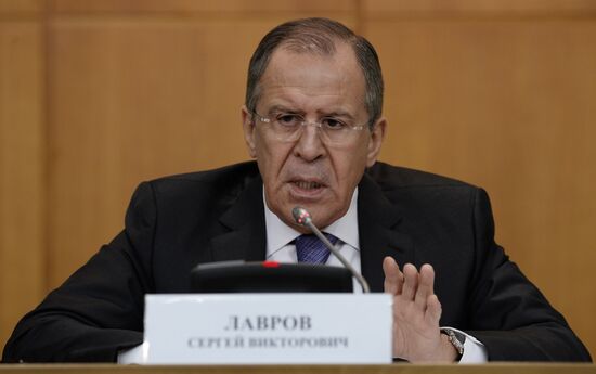 News conference by Foreign Minister Sergey Lavrov