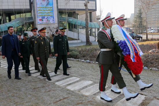 Russian Defense Minister Sergei Shoigu visits Iran