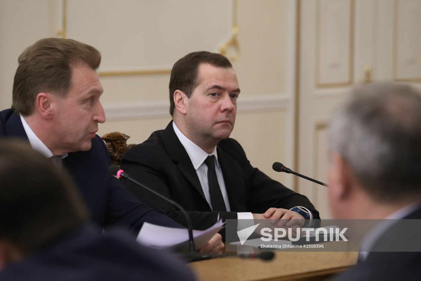 Russian President Vladimir Putin holds meeting with Government members