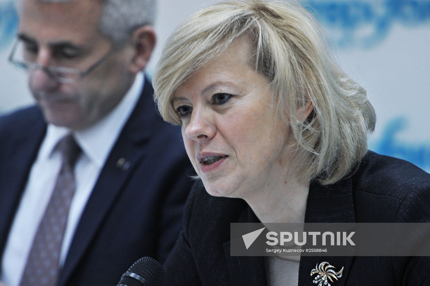 News conference by Latvian Ambassador Astra Kurme and Head of EU Delegation Vygaudas Ušackas