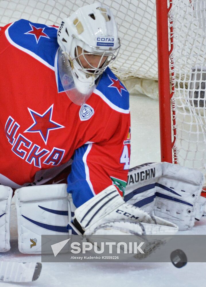 Ice hockey. KHL. CSKA vs. SKA