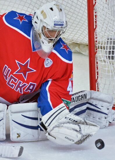 Ice hockey. KHL. CSKA vs. SKA