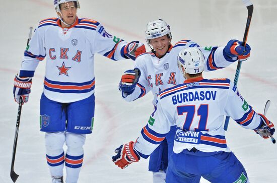 Ice hockey. KHL. CSKA vs. SKA