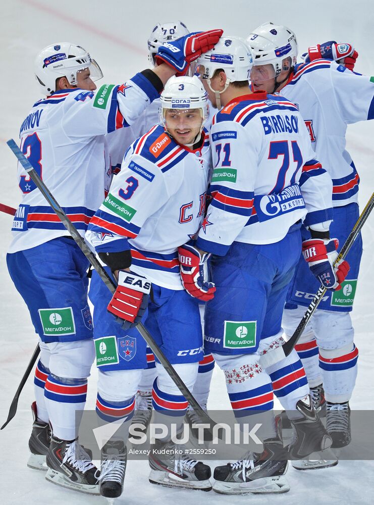 Ice hockey. KHL. CSKA vs. SKA