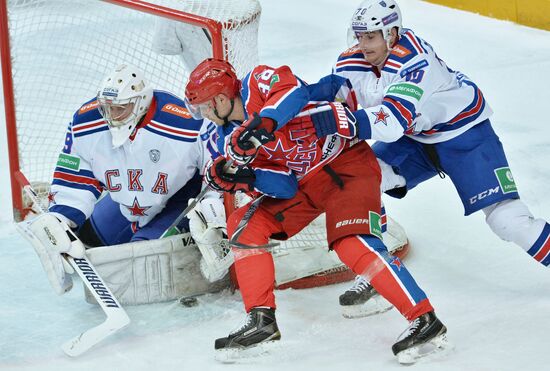 Ice hockey. KHL. CSKA vs. SKA