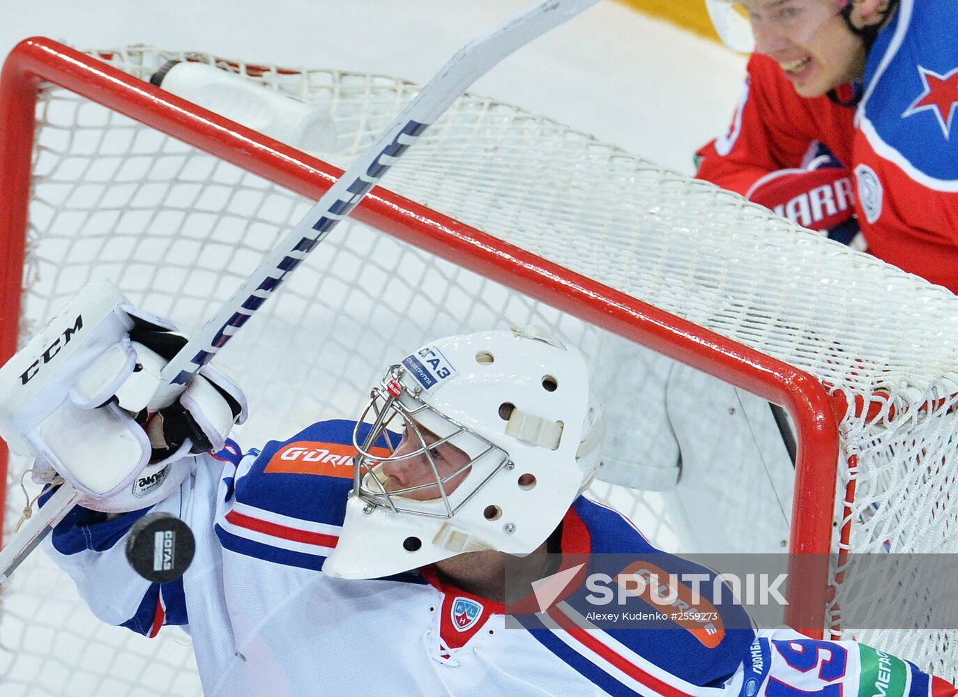 Ice hockey. KHL. CSKA vs. SKA