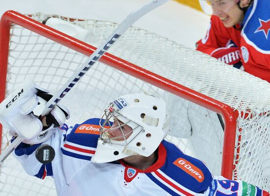 Ice hockey. KHL. CSKA vs. SKA