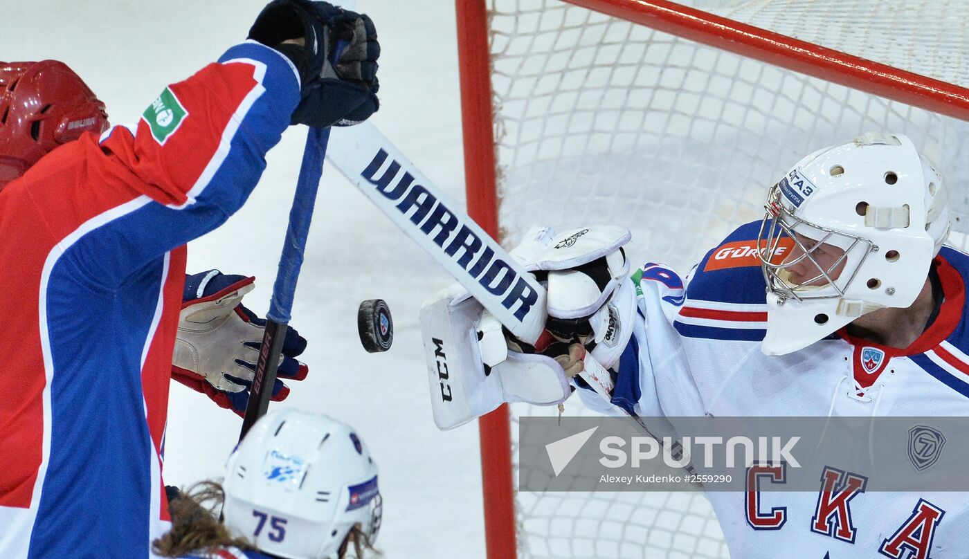 Ice hockey. KHL. CSKA vs. SKA