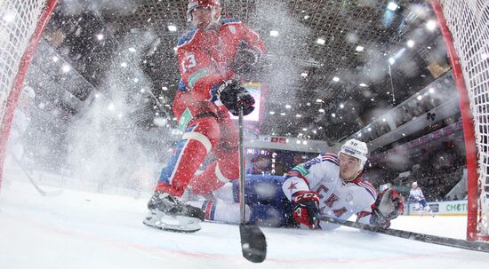 Ice hockey. KHL. CSKA vs. SKA