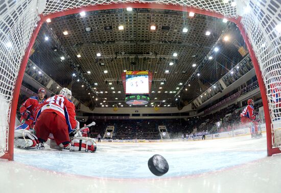 Ice hockey. KHL. CSKA vs. SKA
