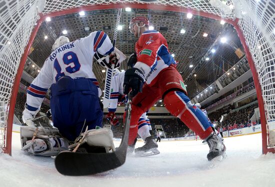 Ice hockey. KHL. CSKA vs. SKA