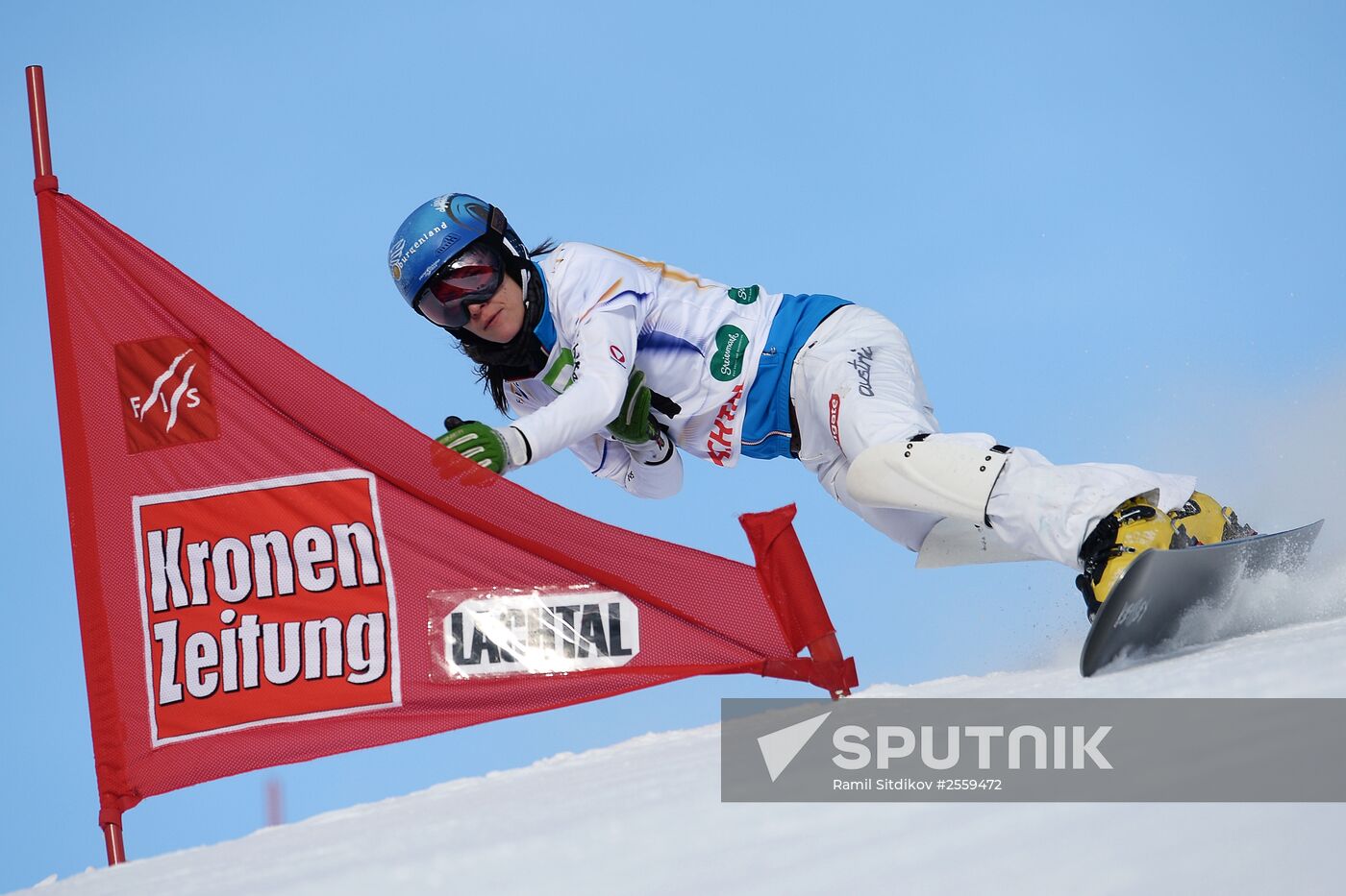 Snowboarding. World Championships. Parallel giant slalom. Qualification