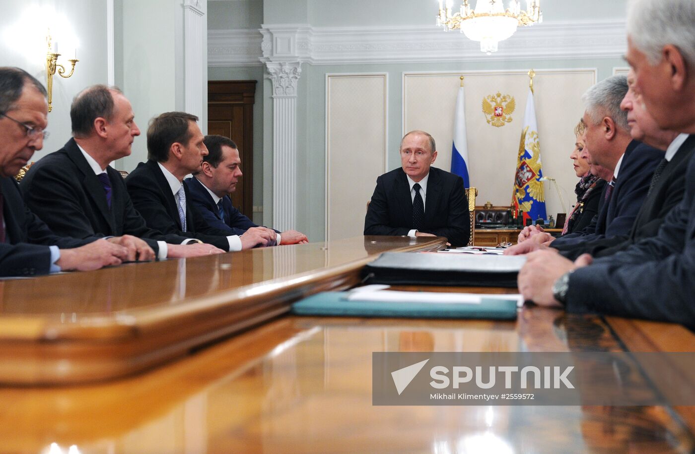 President Vladimir Putin holds Russian Security Council meeting