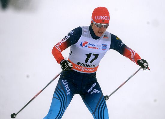 FIS World Cup. Cross Country Skiing. Women's sprint