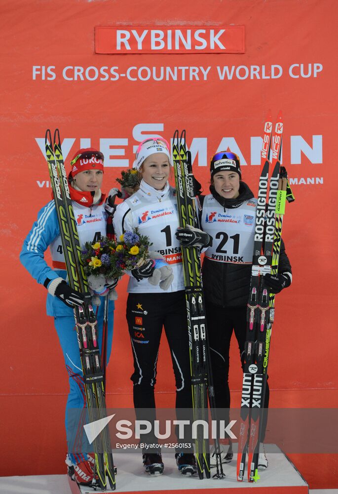 FIS World Cup. Cross Country Skiing. Women's sprint