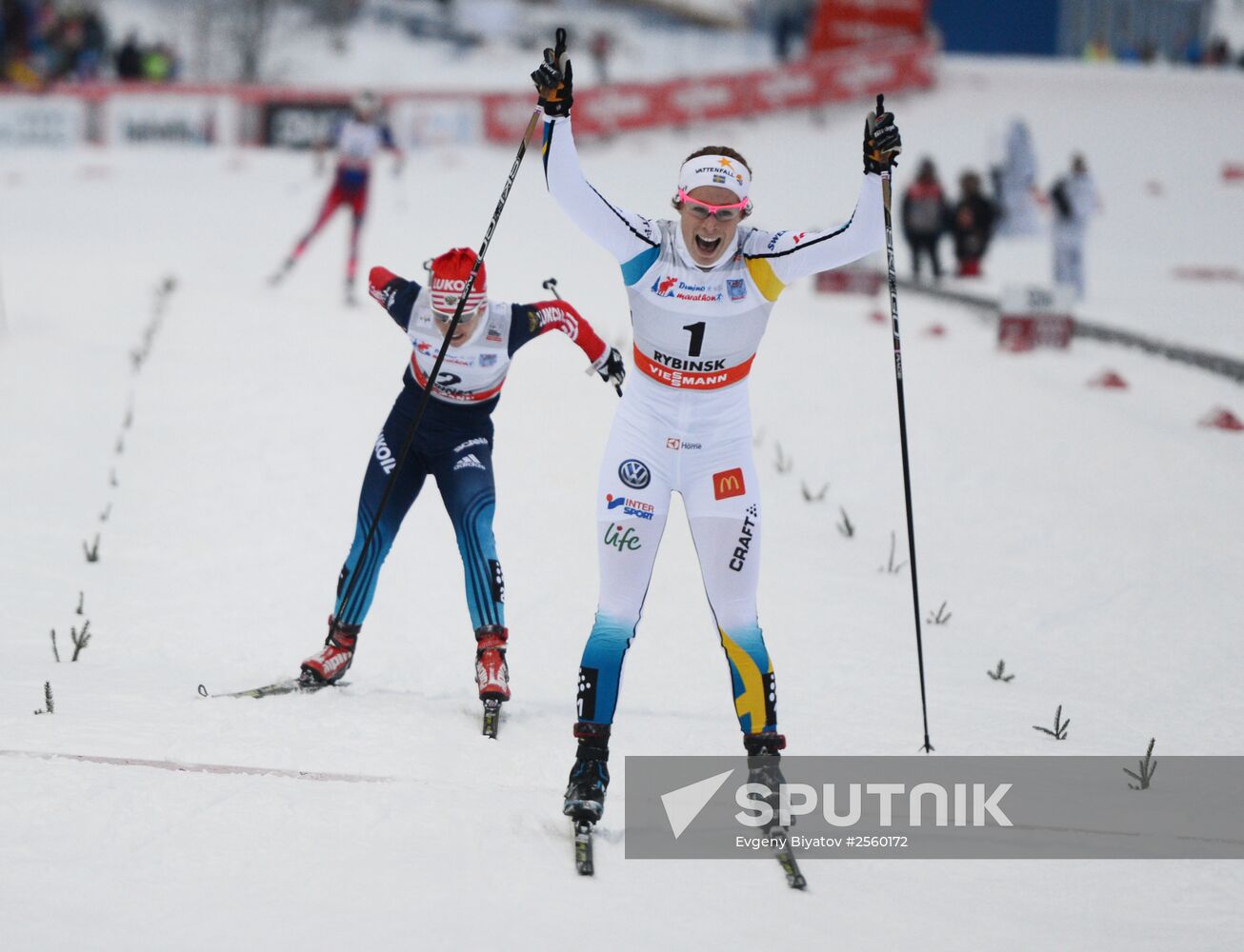 FIS World Cup. Cross Country Skiing. Women's sprint
