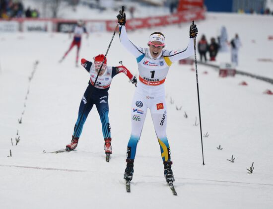 FIS World Cup. Cross Country Skiing. Women's sprint