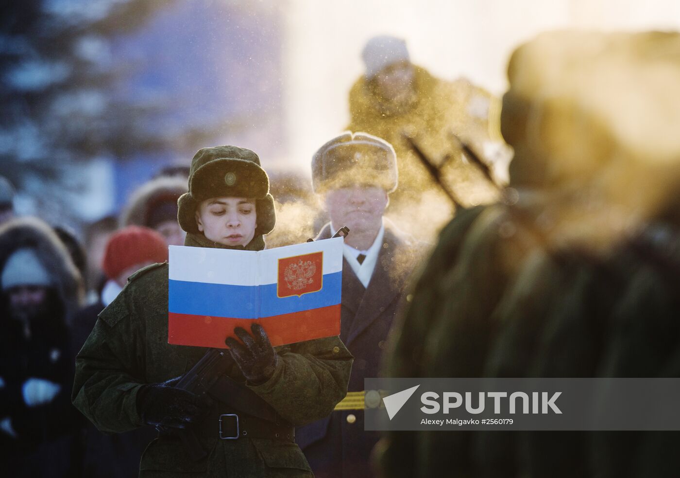 Airborne Force troops take the oath