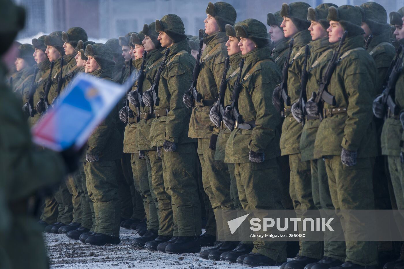 Airborne Force troops take the oath