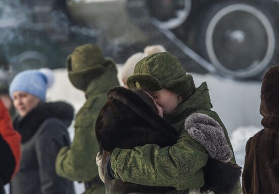 Airborne Force troops take the oath