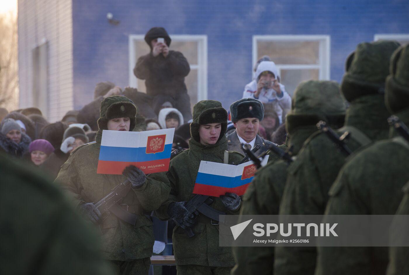 Airborne Force troops take the oath