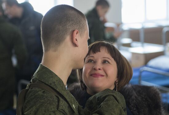 Airborne Force troops take the oath