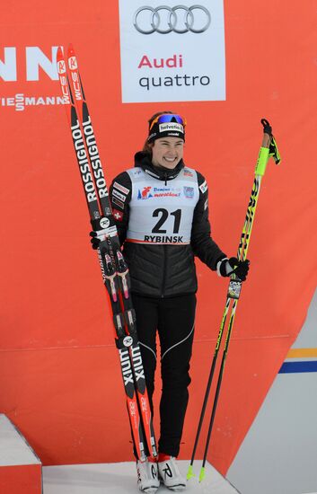 FIS World Cup. Cross Country Skiing. Women's sprint