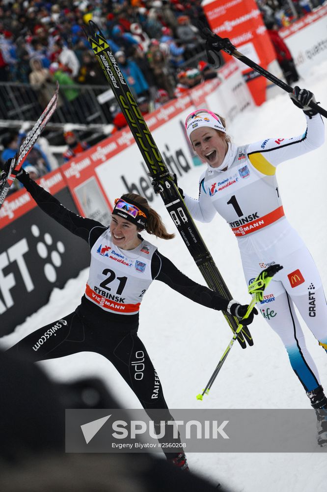 FIS World Cup. Cross Country Skiing. Women's sprint