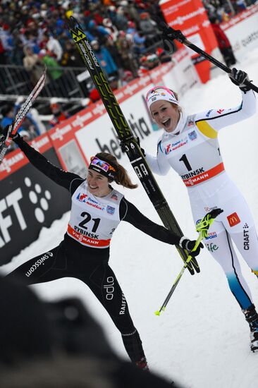 FIS World Cup. Cross Country Skiing. Women's sprint