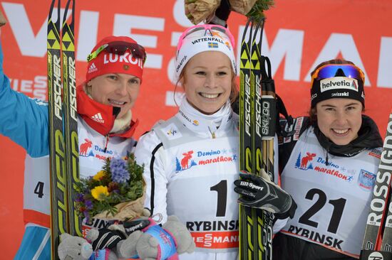 FIS World Cup. Cross Country Skiing. Women's sprint