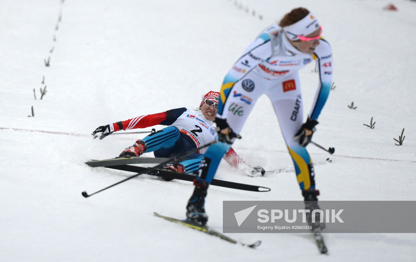 FIS World Cup. Cross Country Skiing. Women's sprint