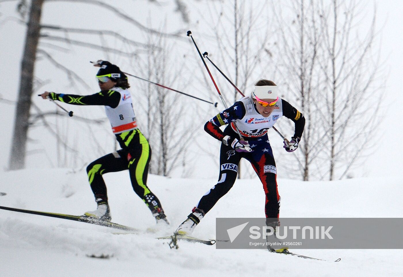 FIS World Cup. Cross Country Skiing. Women's sprint